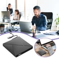 thumbnail image 1 of Lecteur de Disque USB Universel pour Ordinateurs Portables, Bureau et PCs Noir, 1 of 7