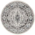 thumbnail image 4 of SAFAVIEH Madison Haven Floral Bordered Area Rug, Light Grey/Blue, 6'7" x 6'7" Square, 4 of 10