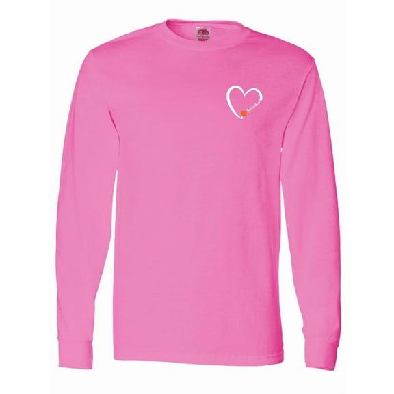Inktastic Basketball Heart Long Sleeve T-Shirt