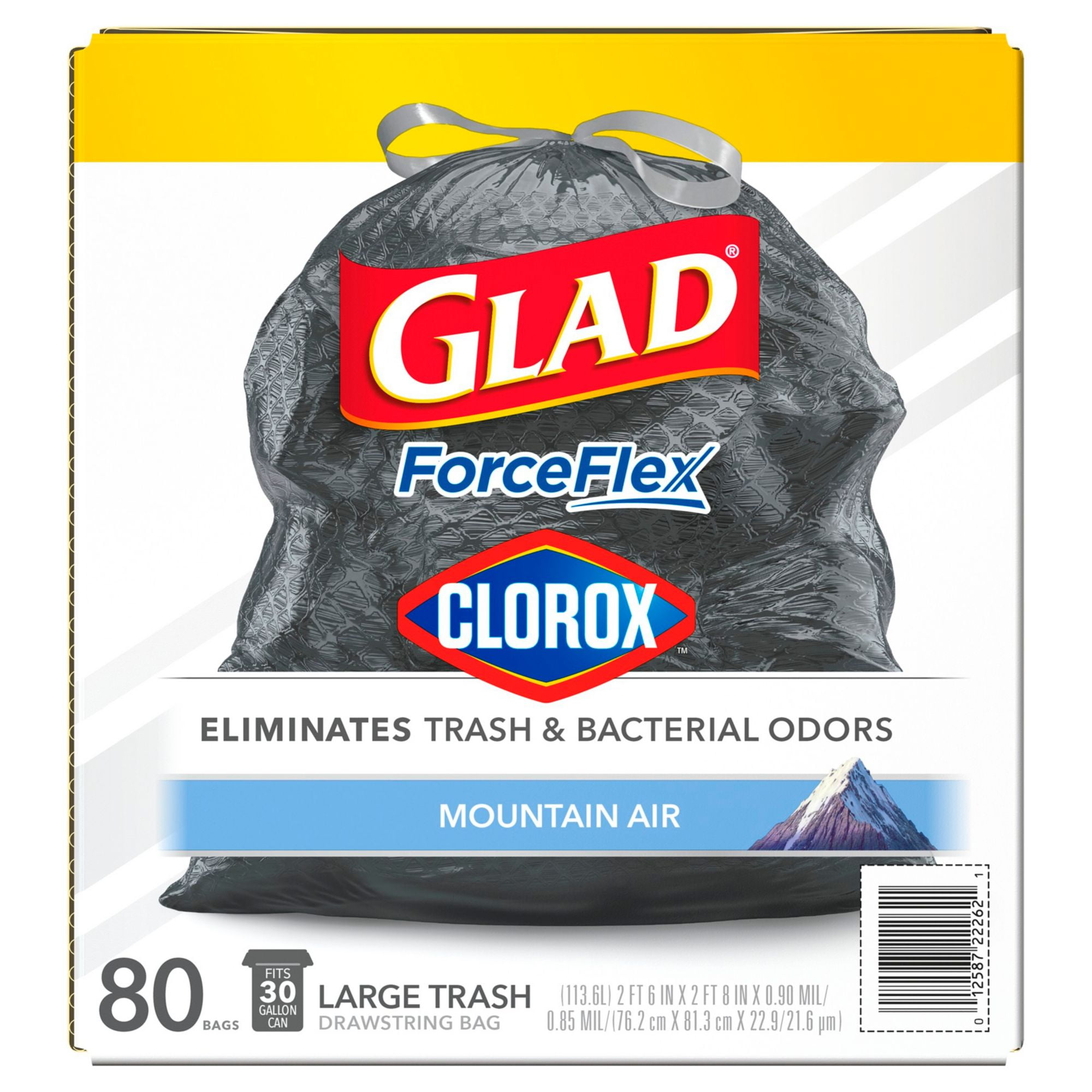 Glad Large Drawstring Trash Bags, 80 ct.