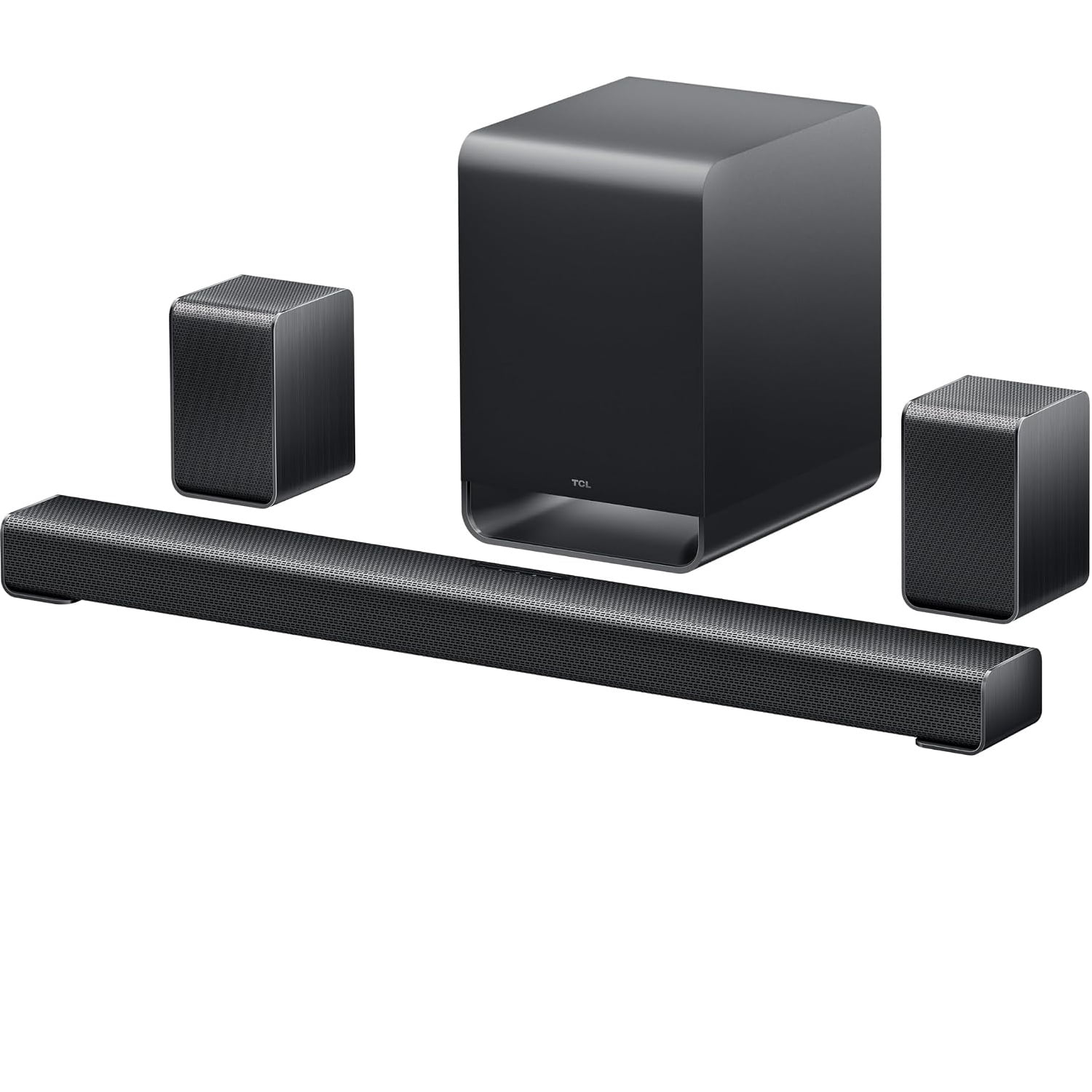 TCL 5.1 Channel Soundbar System (New 2026) - Dolby Atmos, DTS:X, Wireless Subwoofer, Wireless Surround Speakers, Bluetooth Music Streaming, and AI Sonic Auto Room Calibration - S Series, S65K
