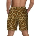 thumbnail image 4 of Balery Snake Skin Mens Swim Trunks Swim Shorts for Men Quick Dry Inseam Beach Shorts with Compression Liner Pocket-X-Large, 4 of 9