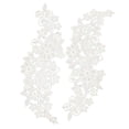 thumbnail image 1 of Adorno de Cuello de Poliéster Sonducket Bordado de Flores Blanco, 1 of 6
