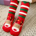 thumbnail image 3 of Cateissary 1 par de calcetines de estilo navideño de invierno, calcetines suaves portátiles, accesorio de medias de fibra acrílica de moda para Suministros térmicos, 3 of 5