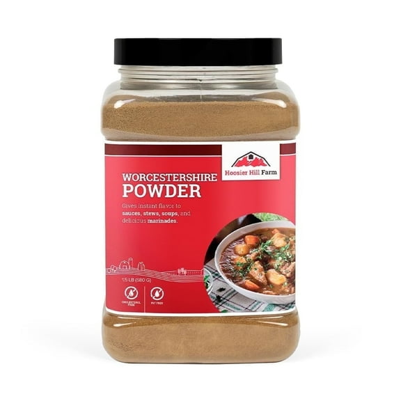 Hoosier Hill Farm Worcestershire Sauce Powder, 1.5 lb Jar