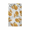 thumbnail image 1 of Cartoon Hanging Pocket Organizer, Repeating Sleeping Fox Cub Doodle Illustration, Printed Polyester Storage Bag with Pockets, 9" x 16", Marigold Earth Yellow, 1 of 2