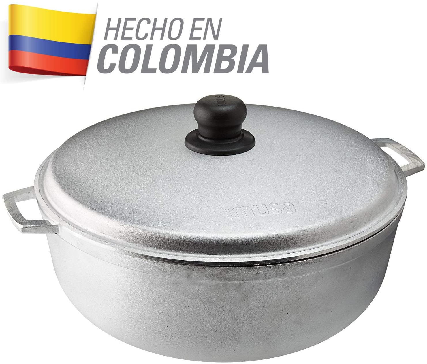 Non Stick Round Cooking Kitchen Ware Cast Aluminum 3 Pc Set Cauldron Caldero Pot