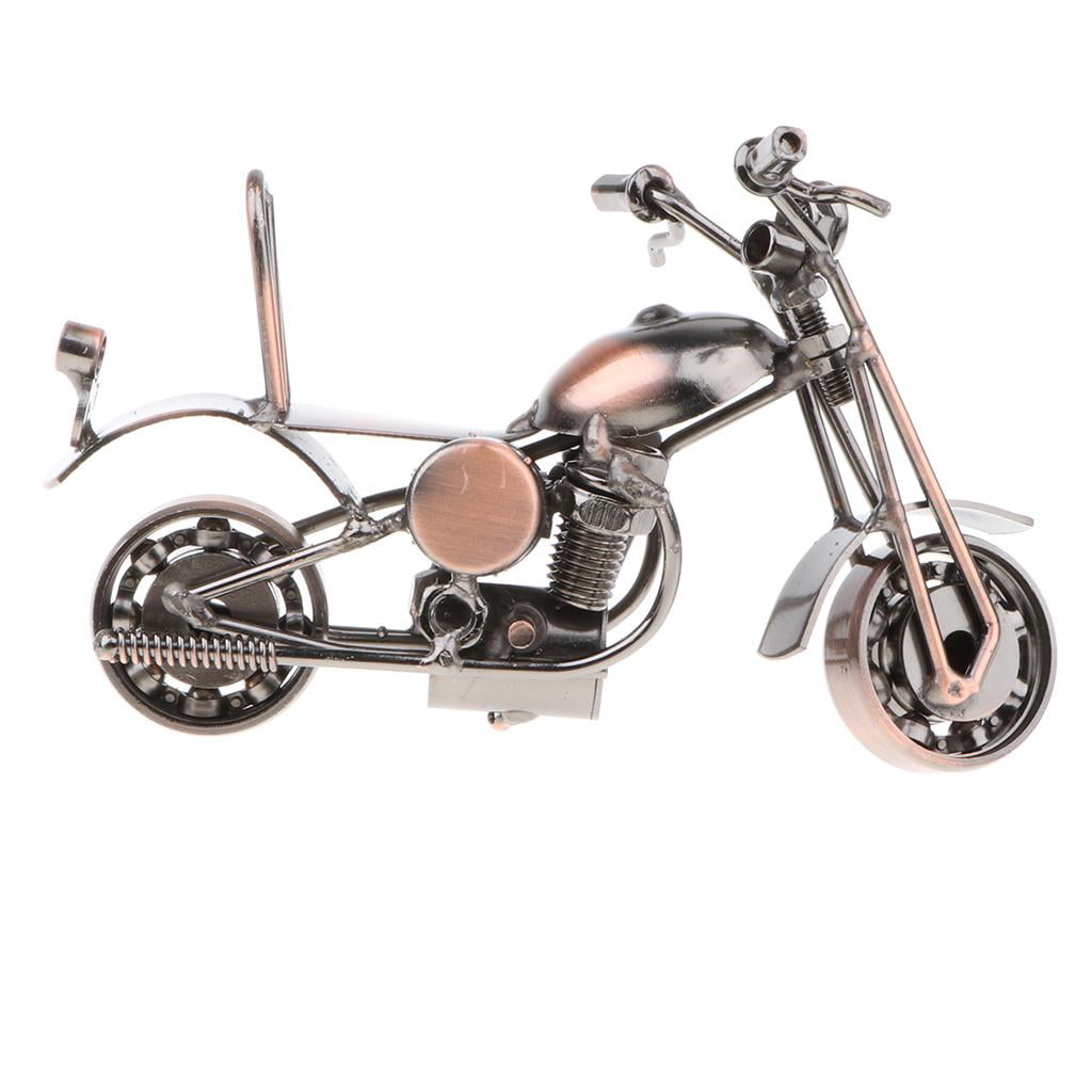 Handmade Metal Bronze Motorcycle Motorbike Model Toy Home Bar Décor MRB02 