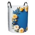 thumbnail image 7 of ZICANCN Laundry Basket Organizer, Flowers Roses Collapsible Hamper for Bathroom Bedroom Laundry Room, Small Size, 7 of 7