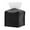 Black, variant on Leather Tissue Cover for Home and Functional Storage Container with Sleek Design for Indoor Use