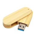 thumbnail image 1 of Memoria USB de madera de caoba, regalo de madera de arce, logotipo de letras comerciales, memoria USB creativa conmemorativa de 64 g, 1 of 6