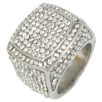Charles Raymond Bling Bling Hip Hop Iced Out Luxury Men's Ring - 444