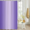 thumbnail image 4 of Fabric Shower Curtain Purpler Ombre Solid Color Gradient Modern Art Shower Curtains with 12 Hooks Waterproof Machine Washable Bath Curtains for Bathroom, 66 x 72in, 4 of 6