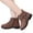 Brown, variant on Girls Ankle Boots Kids Bow Side Zipper Ankle Booties Suede Low Heel Outdoor Chelsea Dress Shoes Brown 13.5
