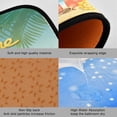thumbnail image 3 of SKYSONIC Vintage Summer Flip Flop Kitchen Rugs Set of 2, Beach Tropical Leaves Floor Runner Area Rug Washable Carpet Mat Perfect for Living Room Bedroom Entryway, 3 of 7