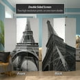 thumbnail image 2 of Oriental Furniture 6 ft. Tall Eiffel Tower Canvas Room Divider - 3 Panel, 2 of 5