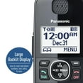 thumbnail image 4 of Restored Panasonic KX-TG3833M 3 Handset Black Cordless Phone, 4 of 7