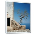thumbnail image 2 of Designart "Simplistic Coastal Tree View" Tree Floater Framed Wall Decor, 2 of 5