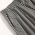 thumbnail image 7 of AZoiNM Men's High Waisted Wide Leg Casual Pants 100% Cotton Relaxed Fit Straight Fall Trousers, 7 of 7
