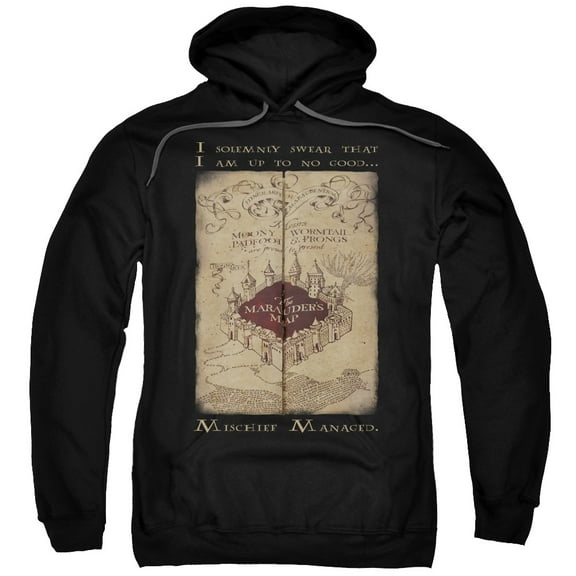 Harry Potter - Marauders Map Words - Pull-Over Hoodie - XXX-Large