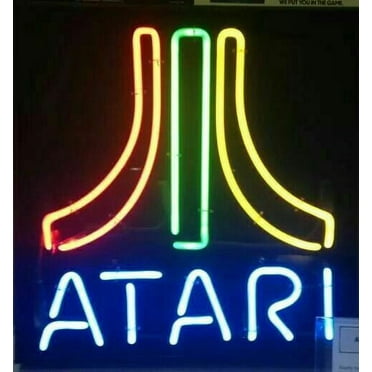 Queen Sense 20"x16" Atari Multicolor Neon Sign Man Cave Handmade Neon Light 120AGLM