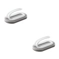thumbnail image 1 of Justharion Kitchen Sponge Brush Melamine Sponge Cleaning Brush Descaling white 2Set, 1 of 6