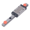 thumbnail image 4 of Linear Guide Rail Bearing Steel Linear Motion Guideway MGN9H 100mm with Carriage Block, 4 of 14