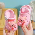thumbnail image 6 of KPOPLK Kids Clouds Sandals Boys Toddler Sandals Slides Clouds Slippers Summer Shower Beach Pool Slip on Water Shoes Size 11.5,Red, 6 of 7