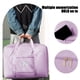 thumbnail image 4 of Bolsa de viaje portátil, bolsa de viaje plegable, bolsa deportiva, para mujer, bolsa de lona tipo duffel, con cremallera, duradera, para viajes, equipaje ligero, para excursiones de entre, 4 of 7