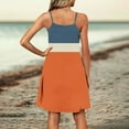 thumbnail image 5 of Bovxnpu Summer Dresses for Women, Sleeveless Mini Dress Sundresses Tank Dresses, Women Summer Casual Slim Suspender With Adjustable Buckle V-neck Jumpsuit Long Skirt, 5 of 7