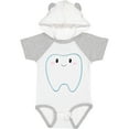 thumbnail image 3 of Inktastic Cute Tooth Boys or Girls Baby Bodysuit, 3 of 5