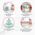 thumbnail image 5 of My Mug Ice Cream Maker Machine (Aqua): Multi-Purpose Soft Serve Ice Cream Machine with (2) Bowls for Homemade Gelato, Sorbet, Frozen Yogurt, Built-In Ingredient Chute, Easy to Clean and Store, 5 of 6