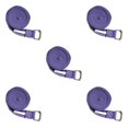 thumbnail image 2 of Wweixi Made With Pure Cotton Feel Comfort Soft Yoga Strap Soft And Comfortable pale purple 5Set, 2 of 6