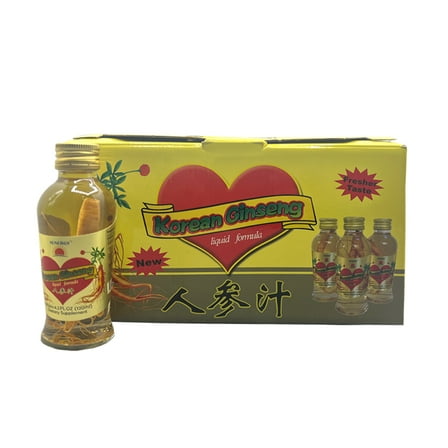 SUNERGY Ginseng Root Vitamin Drink, 4.2 fl oz/120ml, 10 bottles