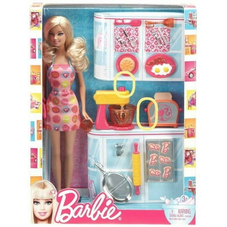 Barbie Baker Doll And Baking Accessories Play Set