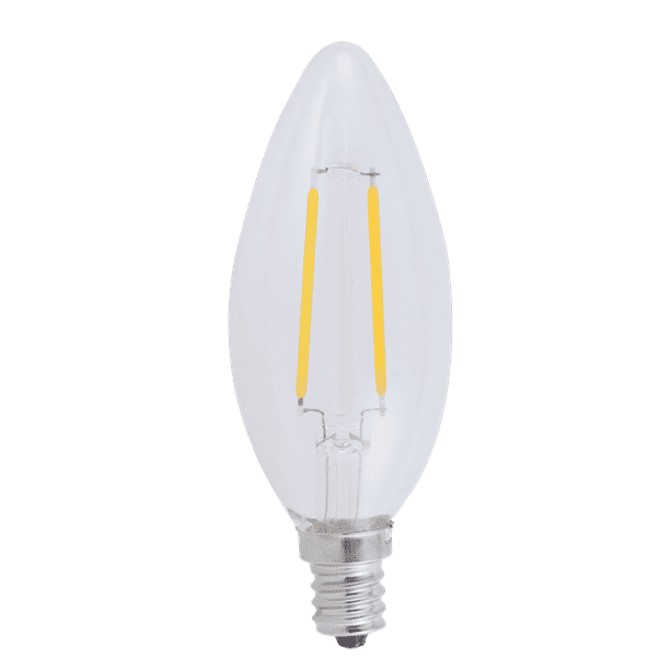 Ge Led 9 5w 60w Equivalent C By Ge Smart Home Light Bulb Soft White Color E26 Medium Base 13 Year Life 2pk Walmart Com Walmart Com