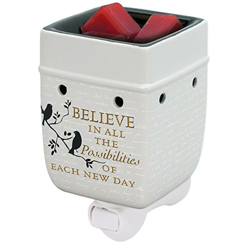 Christmas Nativity Stoneware Electric Plug-in Outlet Wax and Oil Warmer