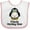 White and Pink, variant on Inktastic Future Hockey Star Penguin Boys or Girls Baby Bib