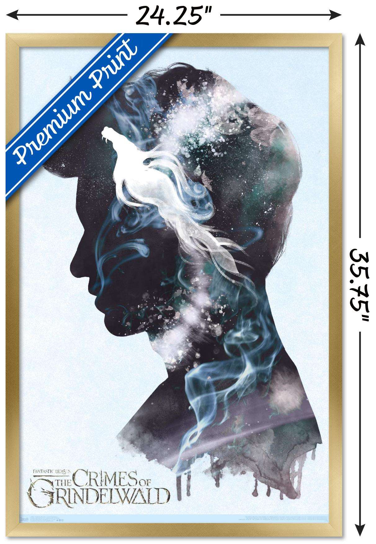Fantastic Beasts: Crimes Of Grindelwald - Newt Illustration Wall Poster, 22.375" x 34", Framed