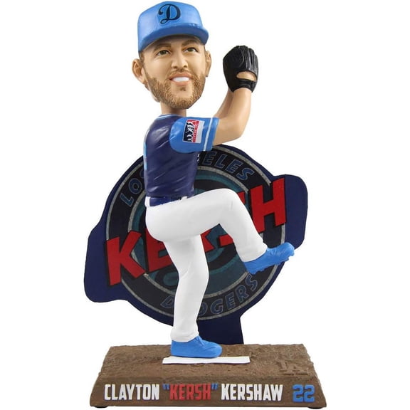 FOCO Clayton Kershaw Los Angeles Dodgers 2018 Players Weekend Nickname Bobblehead MLB