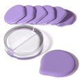 thumbnail image 1 of MOHOPE 8 esponjas de maquillaje con cojín de aire para base con caja portátil, sin esponja de mezcla de látex para base en crema líquida y polvo en forma de lágrima, color morado, 1 of 5