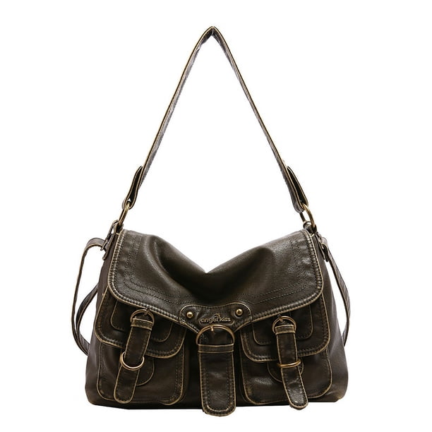 Bolso Hobo Hombro para Mujer Correa Ajustable PU Cuero Clutch Tote