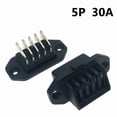 thumbnail image 2 of BTOER High Current 30A Male Female Socket Battery Connector 5 Pin Adapter Port, 2 of 7