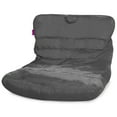 thumbnail image 2 of Posh Creations Laguna Lounger Bean Bag Chair, Kids, 3 ft, Charcoal Gray, 2 of 6