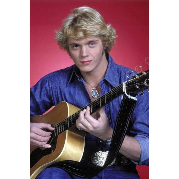 John Schneider With Guitar Color 24x36 Poster