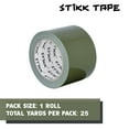 thumbnail image 3 of 3" x 25yd 7.5Mil Thick Drab Olive Duct Tape PE Coat Weather Resistant 2.83" 72mm, 3 of 6
