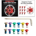 thumbnail image 4 of 12x Perno de Rotor de Freno de Disco de Bicicleta M5x9mm T25 Sunnimix Tornillos de bicicleta Color Mezclado, 4 of 8