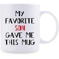 thumbnail image 2 of My Favorite Daughter Gave Me This Mug - Gag Xmas Present Idea for Mom & Dad from Daughter - Birthday Gift for Parents - 11oz Coffee Mug (Favorite Daughter), 2 of 2