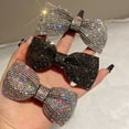 thumbnail image 2 of Big Bow Hair Clip Shiny Hot Drilling Bowknot Hair Pin Alloy Material Exquisite Design Hairpin Fashion Accessories, 2 of 8