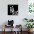 thumbnail image 3 of Art.com Zebra II Square Stretched Canvas Print Wall Art by Debra Van Swearingen, 30" x 30", 3 of 4